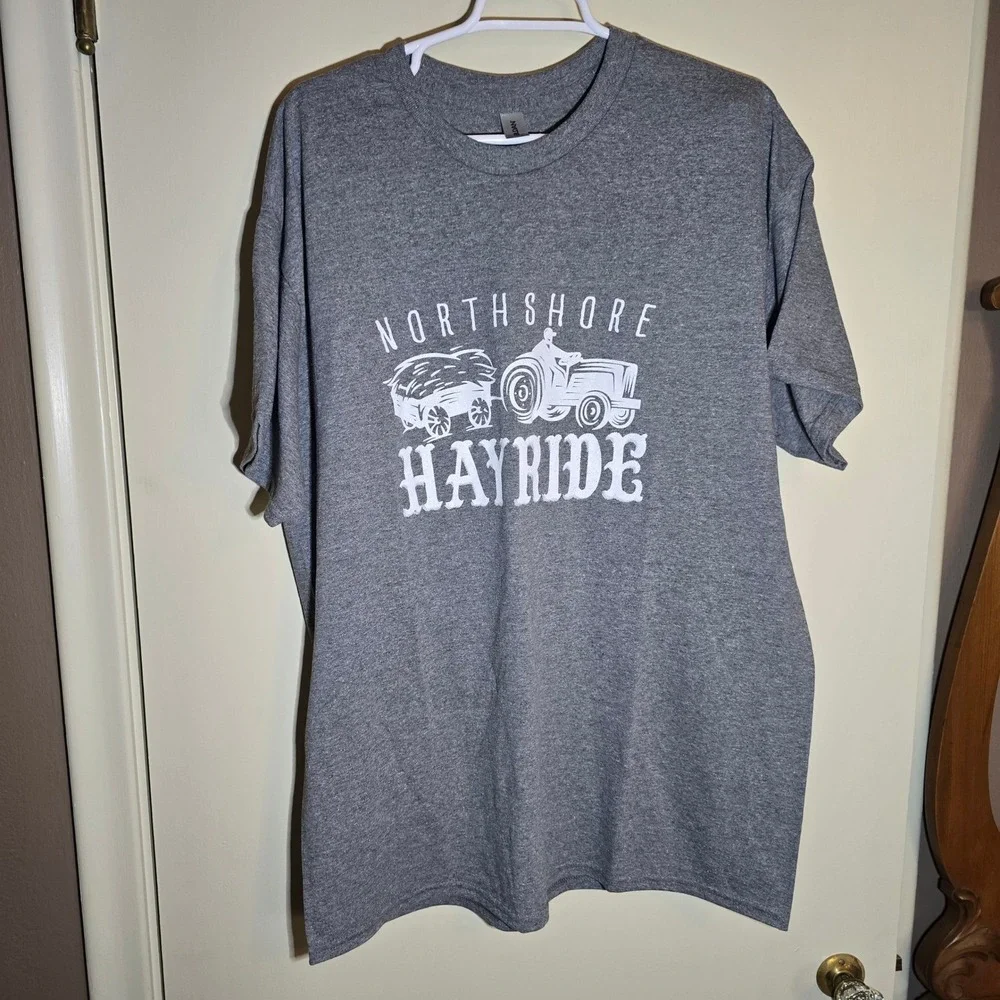 Northshore Hayride GORDON, WISCONSIN Brad & Ceila's Last Hurrah t-shirt‎  SIZE M